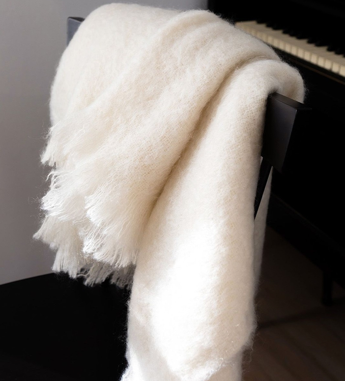 Mohair Sofa, Bed & Blanket Throws, Brushed Mohair,