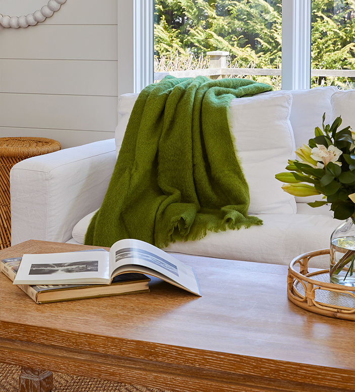 Mohair Sofa, Bed & Blanket Throws, Brushed Mohair,