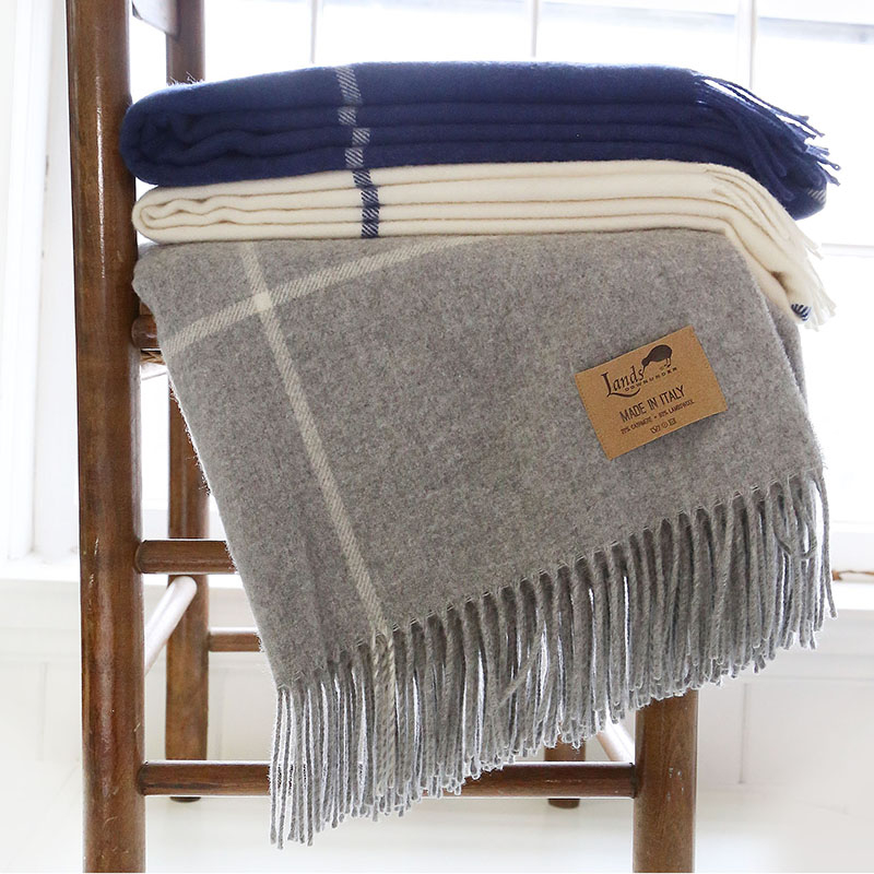 Colorful Throw Blankets from Italy & New Zealand, Scarves Lands