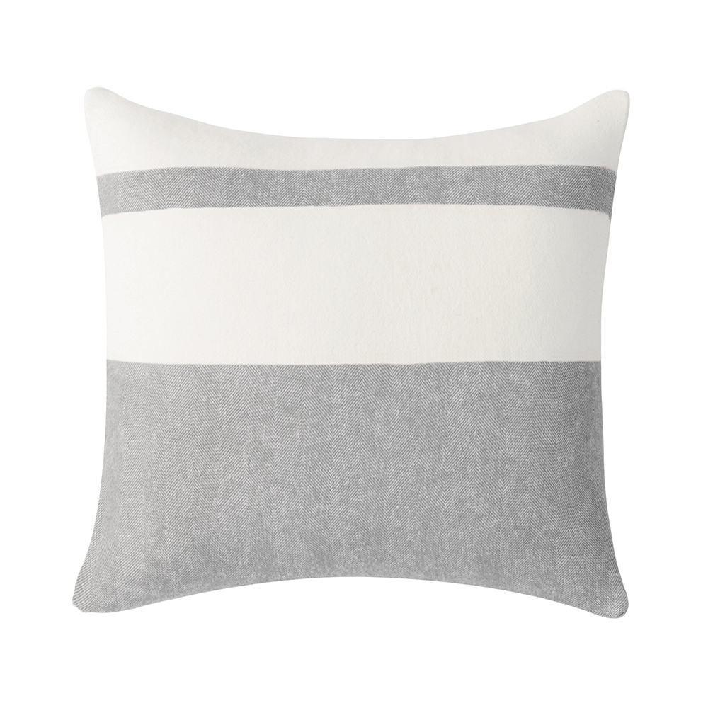 Light Gray Sydney Herringbone Stripe Pillow | Sydney ...