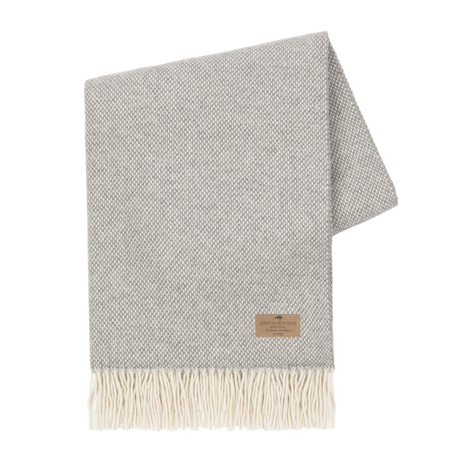 Light Gray Juno Cashmere Throw Juno Cashmere