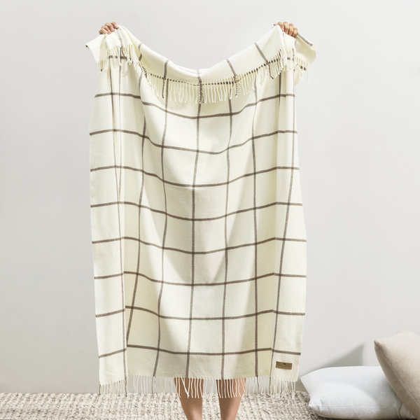 Barnwood Lexington Plaid Throw | Lexington Plaid