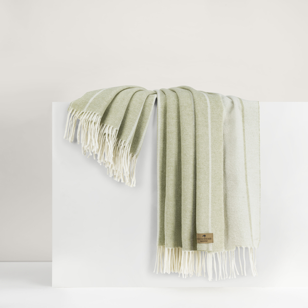 Sage Fiji Stripe Throw | Fiji Stripe Throw