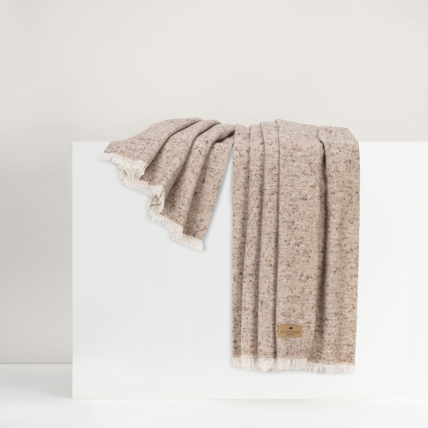 Taupe Cinder Mist Throw | Cinder Mist Throw