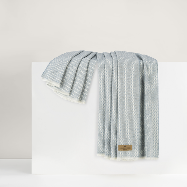 Crystal Blue Hudson Valley Throw | Throws