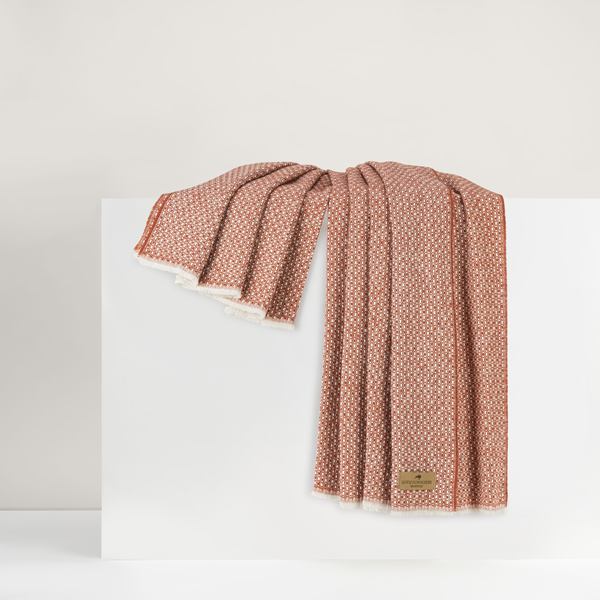 Spicy Orange Hudson Valley Throw | Throws