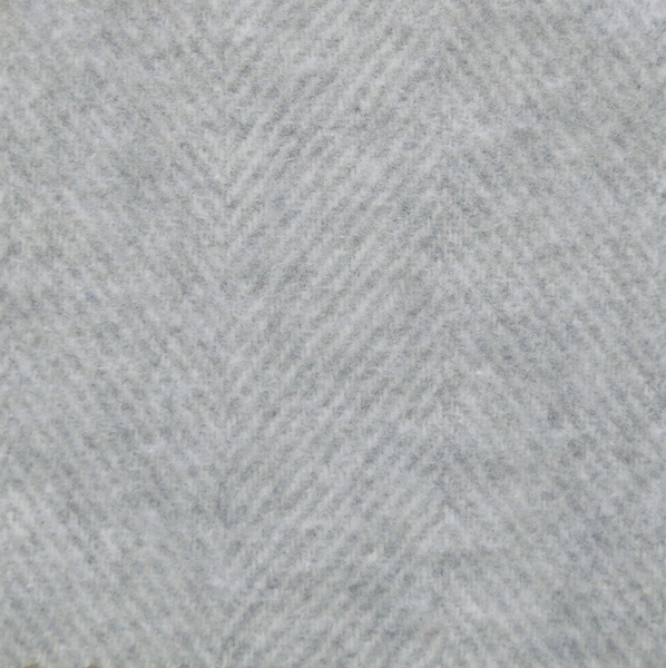Light Gray Italian Herringbone Throw Herringbone