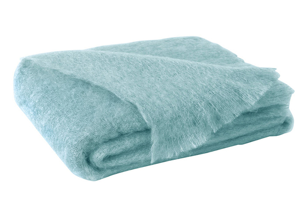 Sea Spray Brushed Mohair Throw | New Zealand Mohair