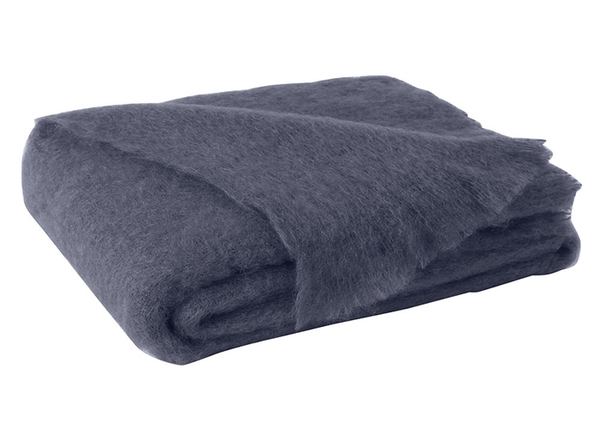 Storm Brushed Mohair Throw | New Zealand Mohair
