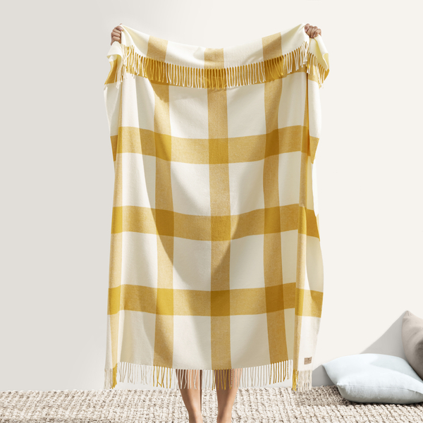 Cider Wellington Plaid Throw | Wellington Plaid