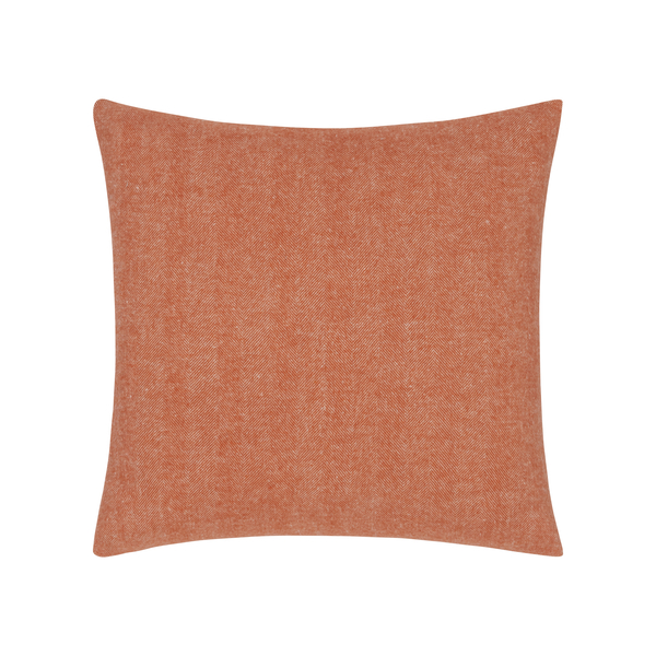 Mandarin Zip Solid Herringbone Pillow | Zip Solid Herringbone Pillow