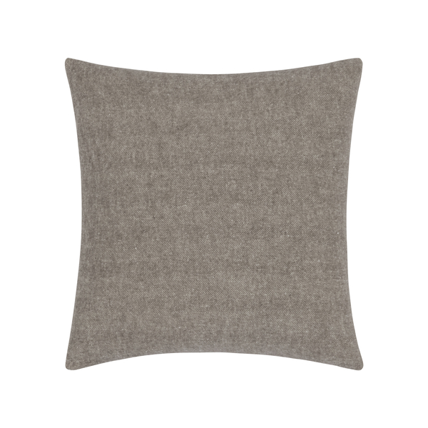 Mink Zip Solid Herringbone Pillow | Zip Solid Herringbone Pillow