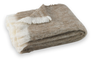 Image Driftwood Brushed Alpaca Throw