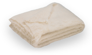 Image Cream Brushed Alpaca Throw