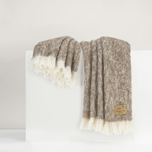 Image Driftwood Brushed Alpaca Throw