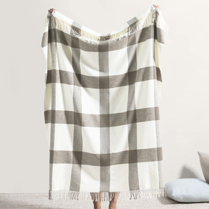 Image Barnwood Wellington Plaid Throw