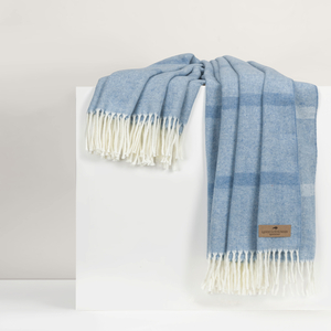 Image Denim Montauk Stripe Herringbone Throw