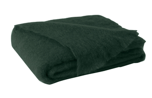 Image Bottle Green Brushed Mohair Throw