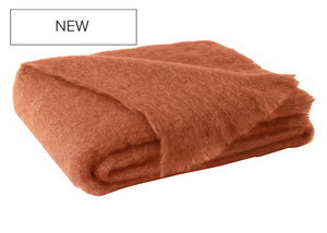 Image Persimmon Mohair Throw