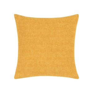 Image Ochre Zip Solid Herringbone Pillow