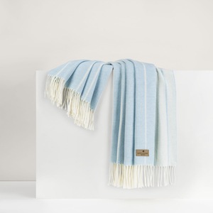 Image Sky Blue Fiji Stripe Throw