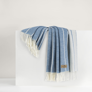 Blue Denim Fiji Stripe Throw image