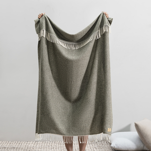 Image Chive Juno Cashmere Throw