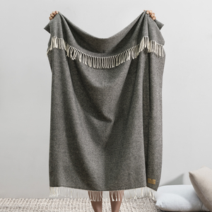 Image Charcoal Juno Cashmere Throw