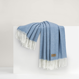 Image Chambray Italian Herringbone Throw