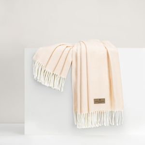 Image Pink Salt Italian Herringbone Throw