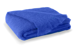 Image Cobalt Brushed Mohair Throw