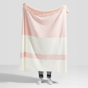 Image Blush Sydney Herringbone Stripe Throw