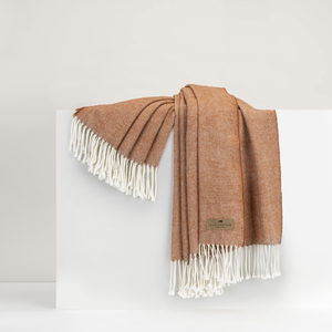 Image Copper  Italian Herringbone Throw