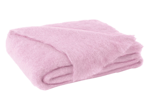 Image Cotton Candy Brushed Mohair Throw